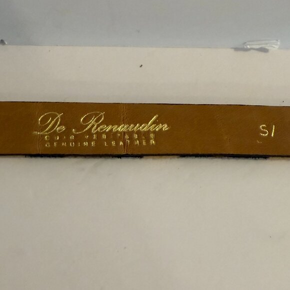 Vintage De Renaudin Leopard Print Natural Horn Belt - Picture 4 of 4